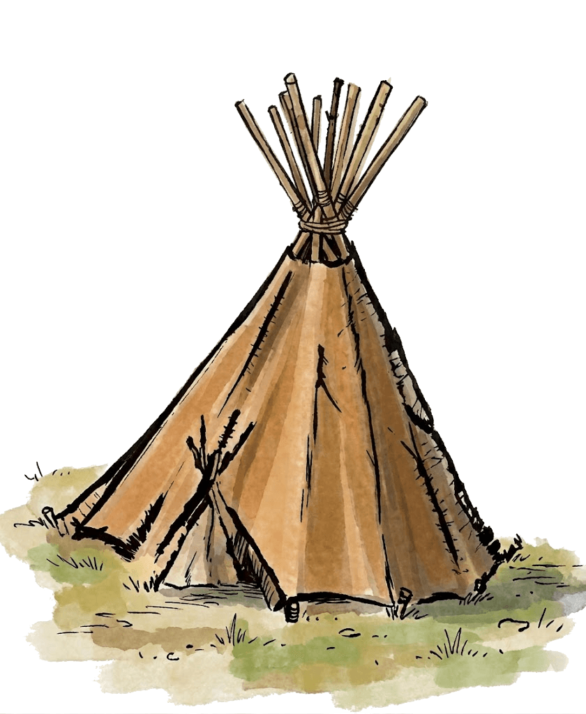 Teepee background